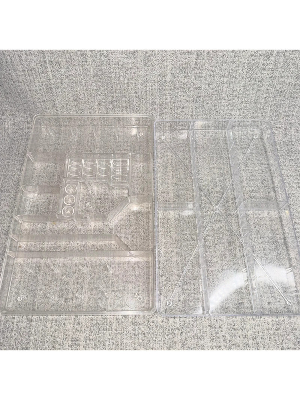 2 VTG Wil-Hold Wilson Sewing Box Missing Insert Replacement Organizer Trays